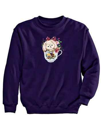 Bunny Graphic Sweatshirt - Image 1 of 1