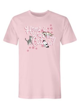 Cat Home Graphic Tee