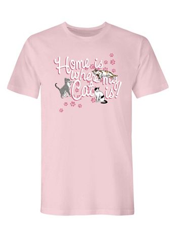 Cat Home Graphic Tee - Image 2 of 2