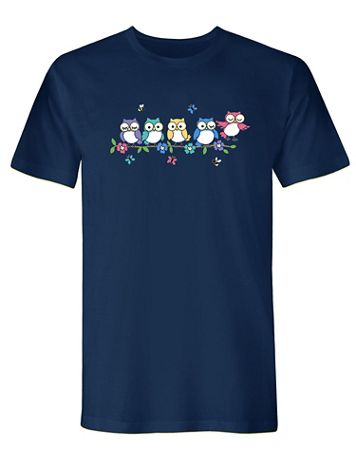 Owls Graphic Tee - Image 1 of 1