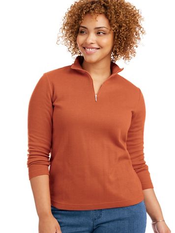 Flat Back Rib Top - Image 1 of 10