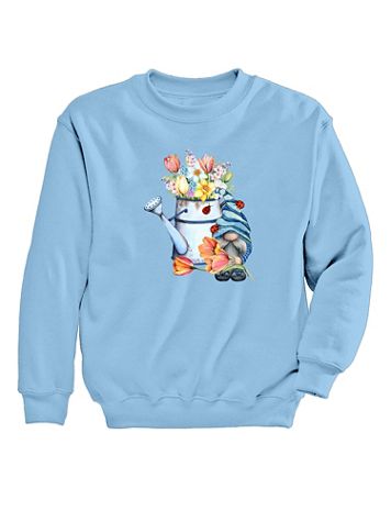 Garden Gnome Graphic Sweatshirt - Image 2 of 2
