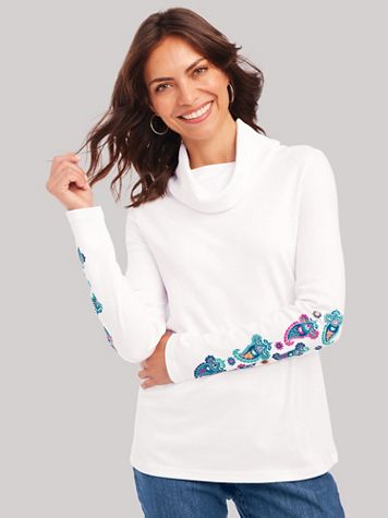 Essential Knit Cowl Neck Top - Image 1 of 4