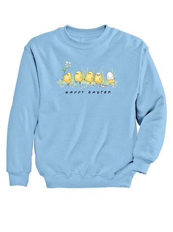 Easter Chicks Graphic Sweatshirt - Image 1 of 1
