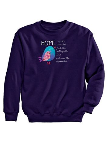 Bird Hope Graphic Sweatshirt - Image 1 of 1