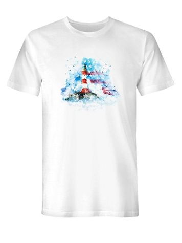 Americana Lighthouse Graphic tee - Image 2 of 2