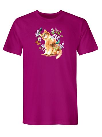 Curious Cat Graphic tee - Image 2 of 2