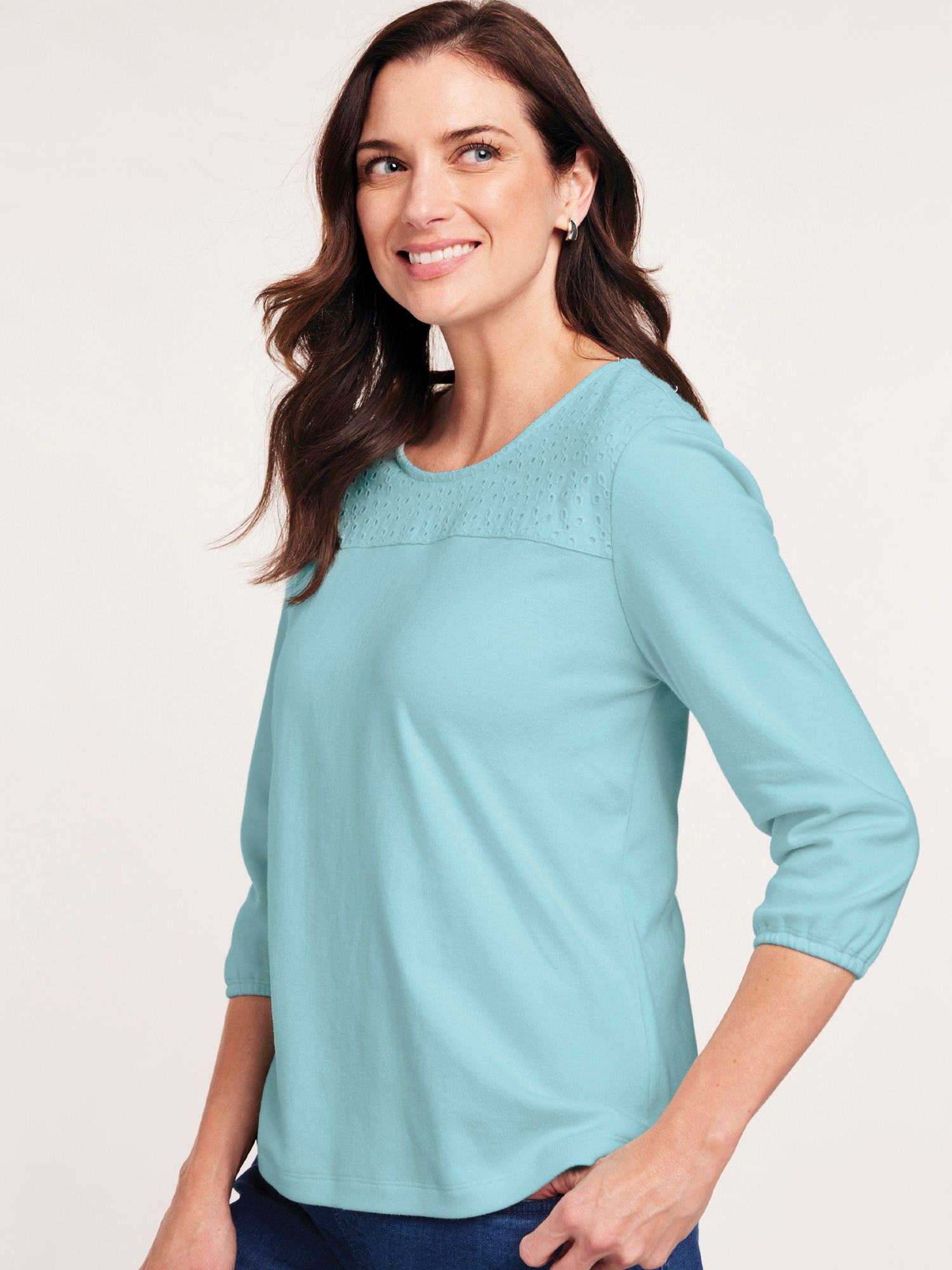 Eyelet Yoke Top