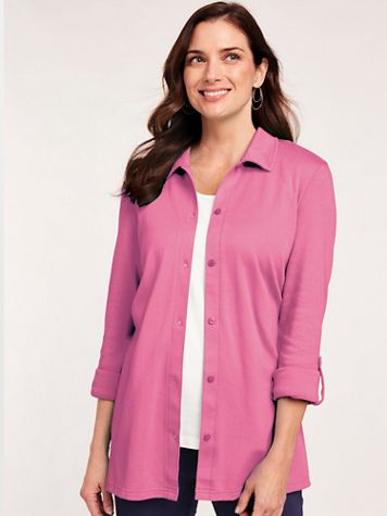 Essential Knit Button Front Tunic - Image 1 of 4