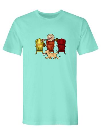 Dogs on Beach Graphic Tee - Image 2 of 2