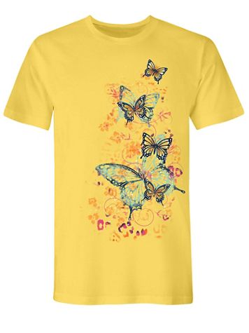 Butterfly Breeze Graphic Tee - Image 2 of 2