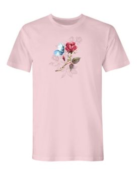 Butterfly Rose Graphic tee