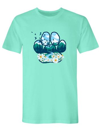 Nature Paw Print Graphic tee - Image 1 of 3