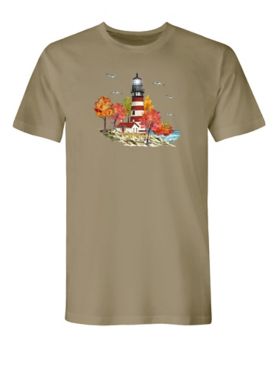 Fall Lighthhouse Graphic Tee