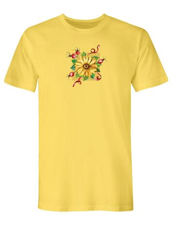 Flower Dot Graphic Tee - Image 2 of 2