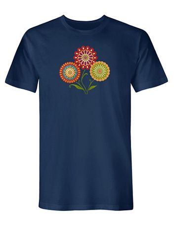 Funky Flowers Graphic Tee - Image 1 of 1