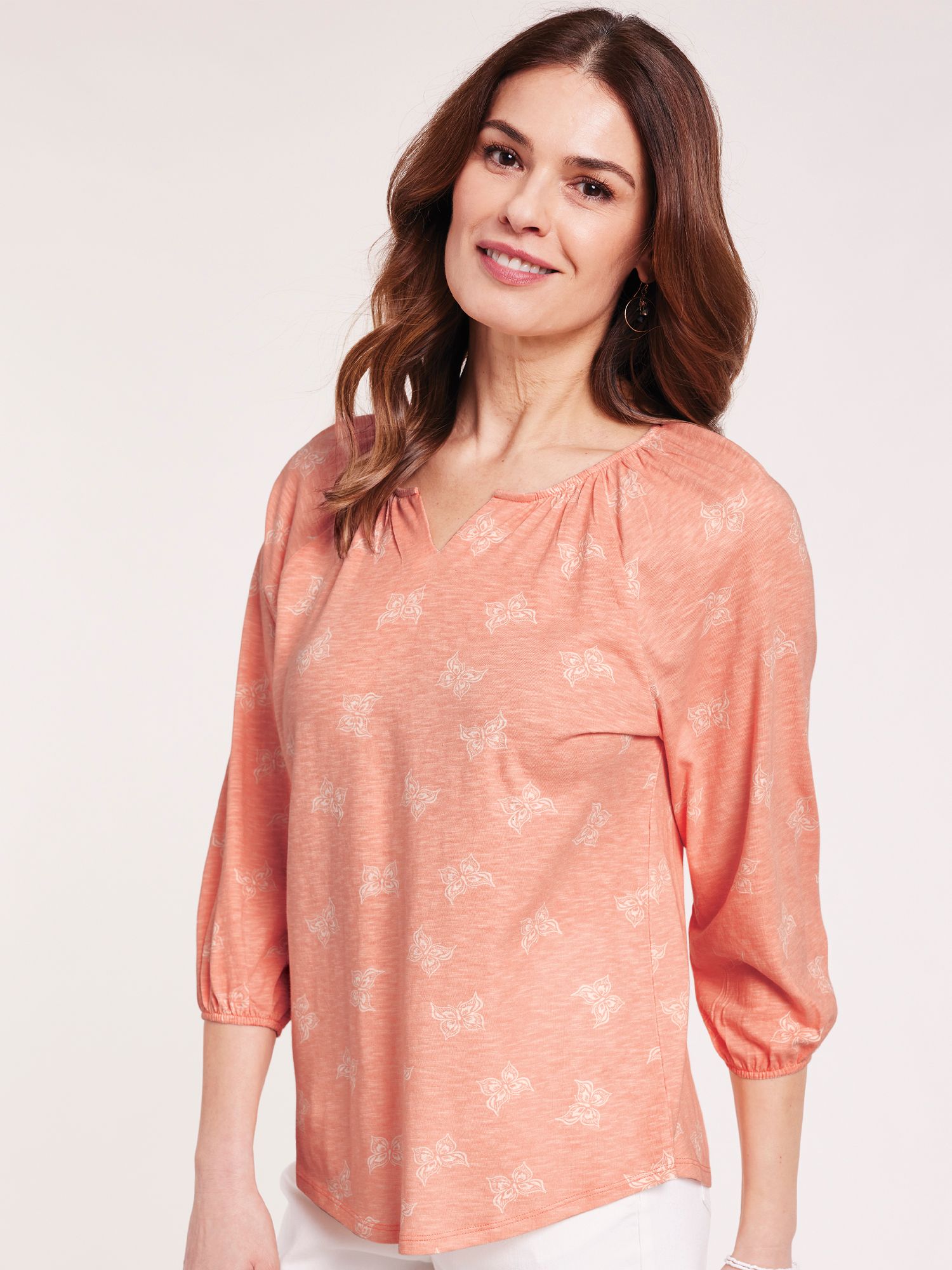 Novelty Print Knit Top