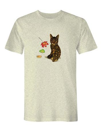 Kitty Leaves Graphic Tee - Image 1 of 1