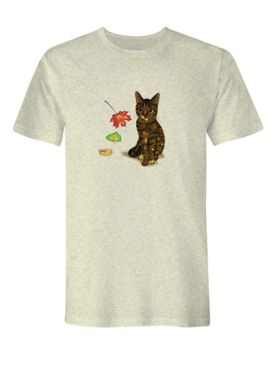Kitty Leaves Graphic Tee