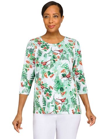 Alfred Dunner Classics Cardinals Top - Image 1 of 4