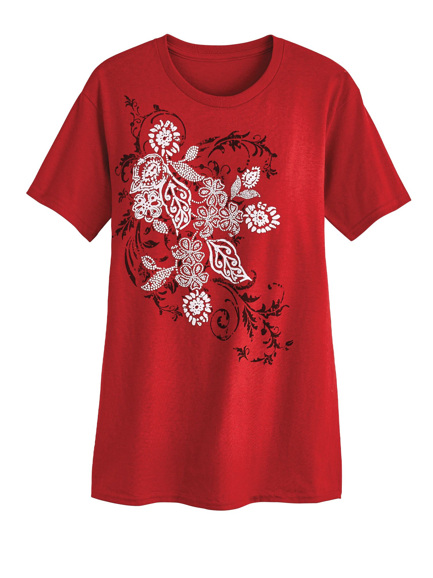 Floral Dot Graphic Tee