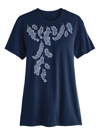 Feathers Graphic Tee - Image 2 of 2