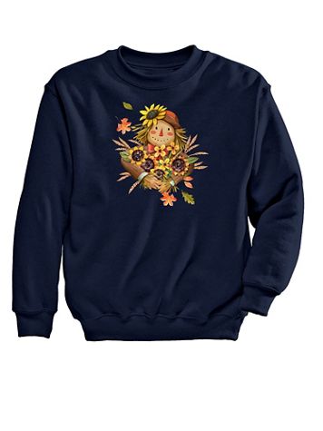 Scarecrow Bouquet Graphic Sweatshirt - Image 1 of 1