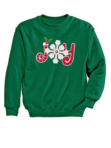 Joy Flake Graphic Sweatshirt - Image 1 of 1