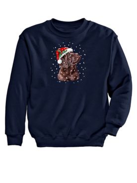 Santa Lab Graphic Sweatshirt