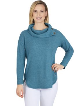 Ruby Rd® Cozy Up Button Detail Top