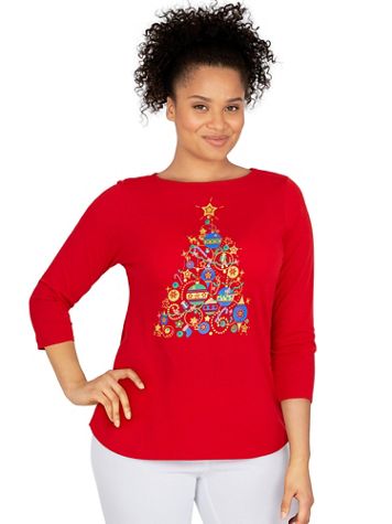 Ruby Rd® Holiday Top  - Image 3 of 3