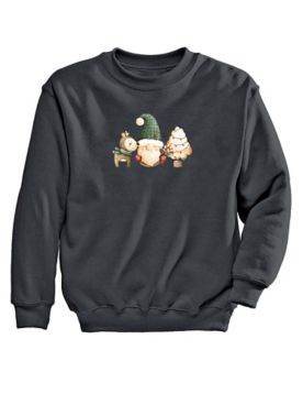 Santa Gnome Graphic Sweatshirt