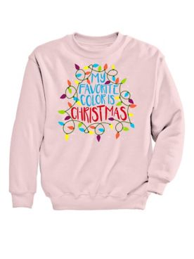 Christmas Colors Graphic Sweatshirt