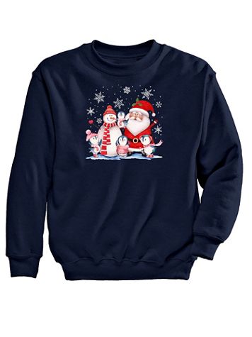 Christmas Party Graphic Sweatshirt - Image 1 of 1
