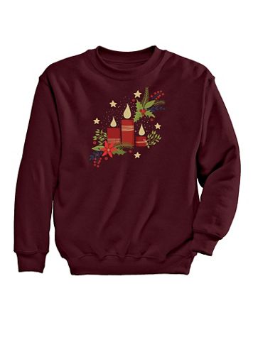 Christmas Glow Graphic Sweatshirt - Image 2 of 2