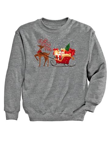 Sleigh Graphic Sweatshirt - Image 1 of 1