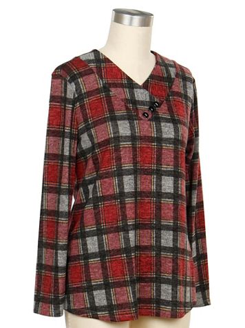 Southern Lady Hollywood Knit  Print Top - Image 1 of 1