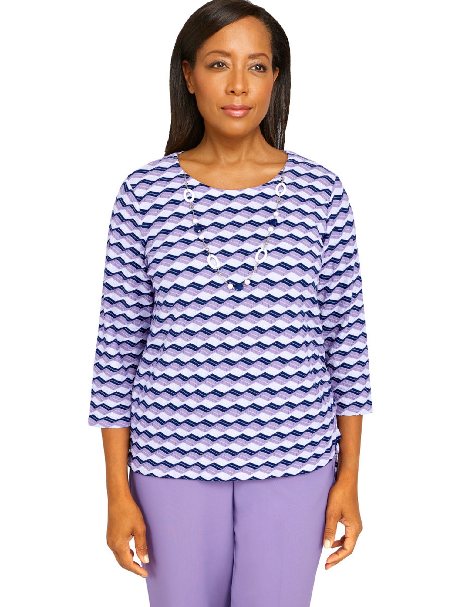 Alfred Dunner® Picture Perfect Ombre Space Dye Top