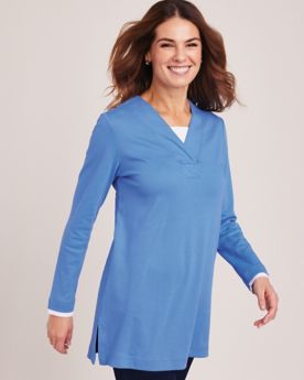 Essential Knit Layered Look Tunic