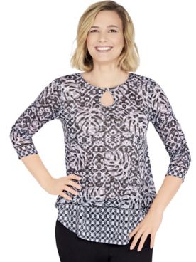 Ruby Rd® Must Have 2 Polynesian Print Top