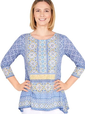 Ruby Rd® Must Have 2 Patchwork Printed Top - Image 1 of 3