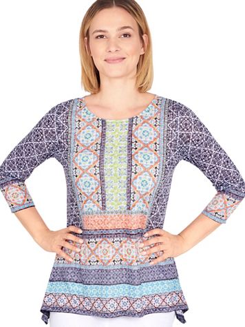 Ruby Rd® Must Have 2 Patchwork Printed Top - Image 2 of 2