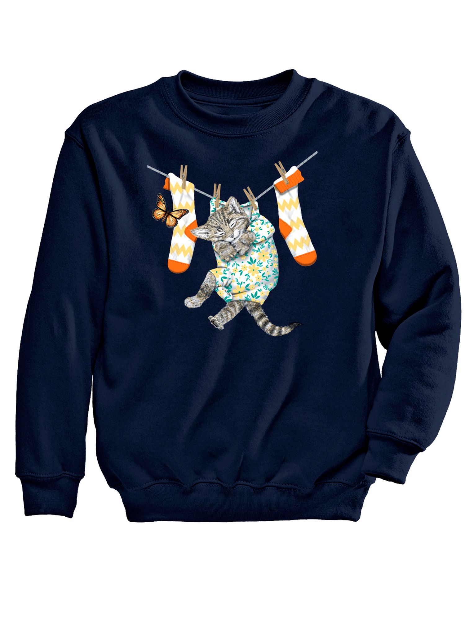 Clothesline Graphic Sweatshirt