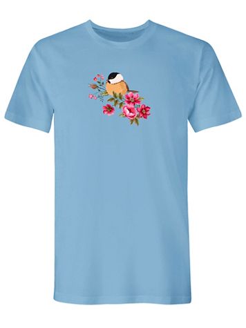 Floral Bird Graphic Tee - Image 2 of 2