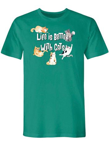 Life Cats Graphic Tee - Image 2 of 2