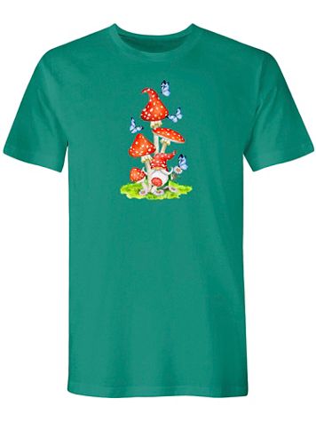 Gnome Mushroom Graphic Tee - Image 2 of 2
