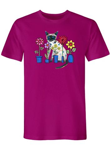 Plant Cat Graphic Tee - Image 2 of 2