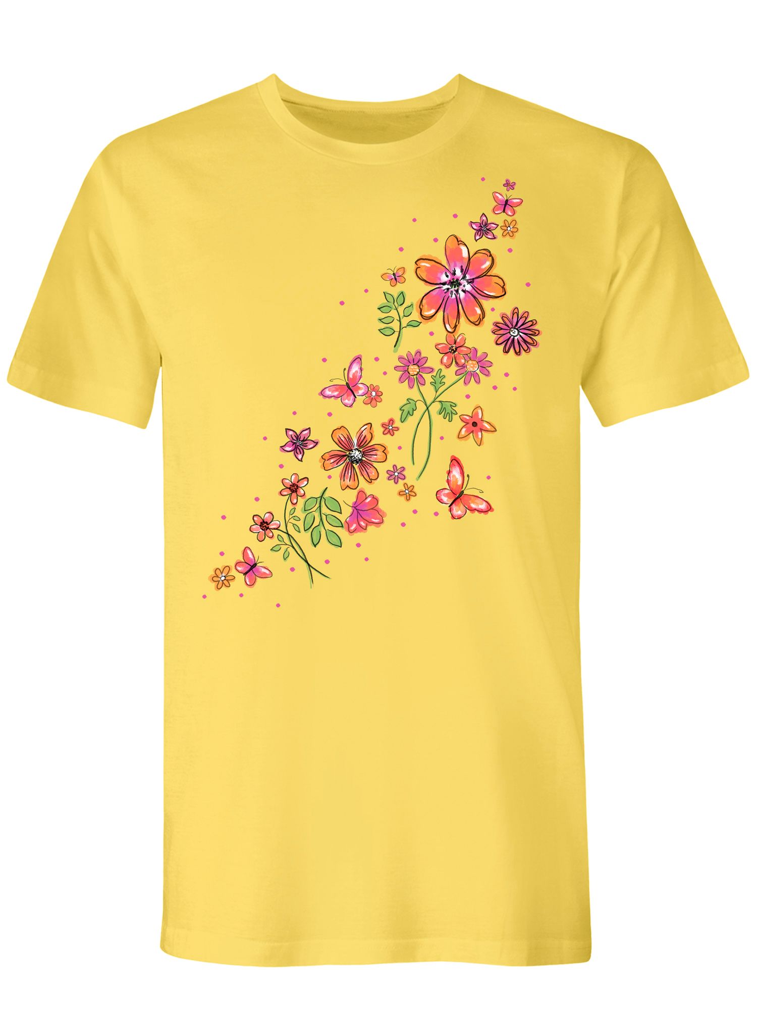 Bright Floral Graphic Tee