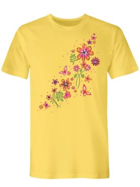 Bright Floral Graphic Tee