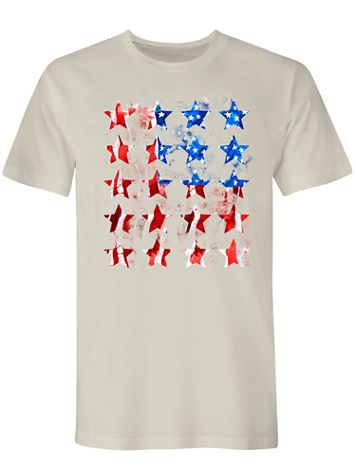 Watercolor Stars Graphic Tee - Image 2 of 2